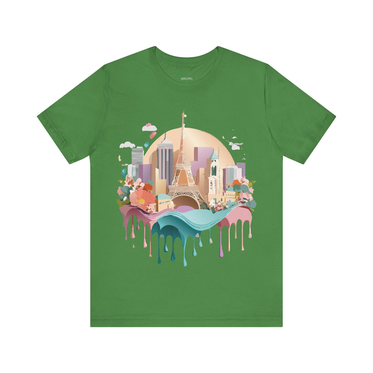 Unisex Cotton Bella+Canvas Tee with Paris