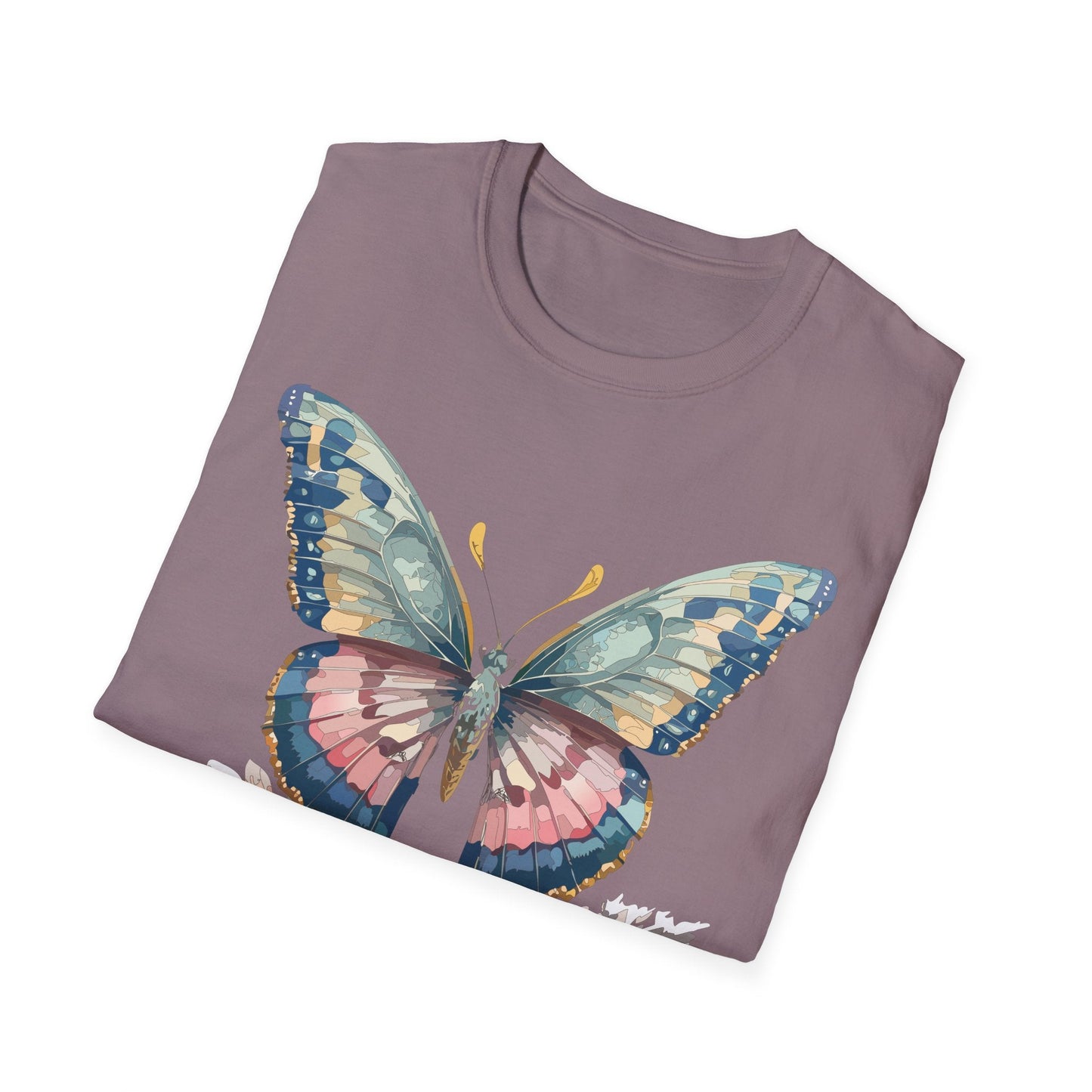 Butterfly Shirt Unisex Monarch Design Gildan Softstyle 64000 Ring Spun Cotton Tee