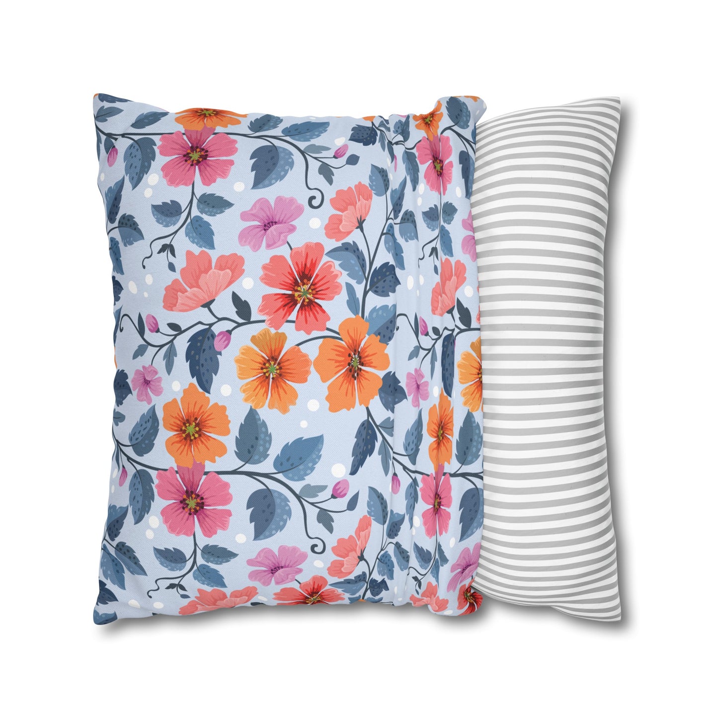 Floral Poly Pillowcase