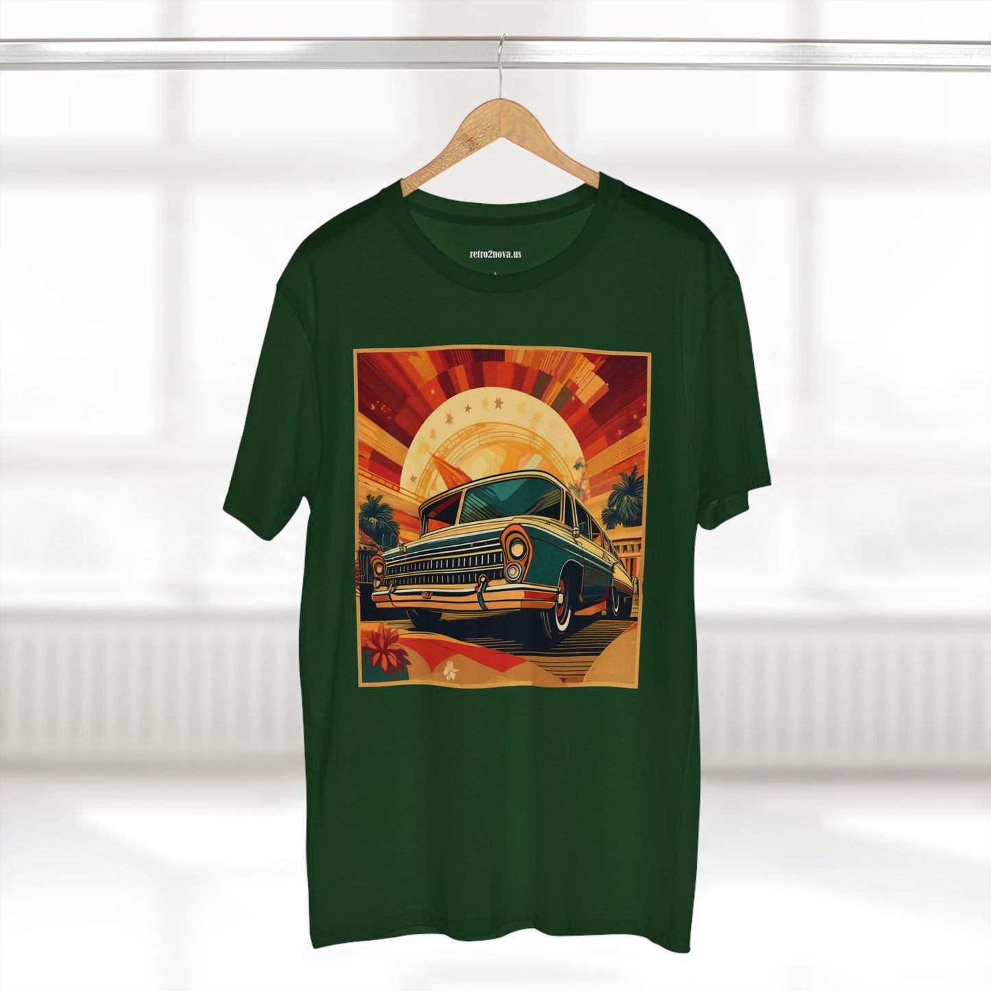 Retro Car Shirts Vintage Car Shirts RC 17 Unisex Premium Cotton Tee With Original Art Design