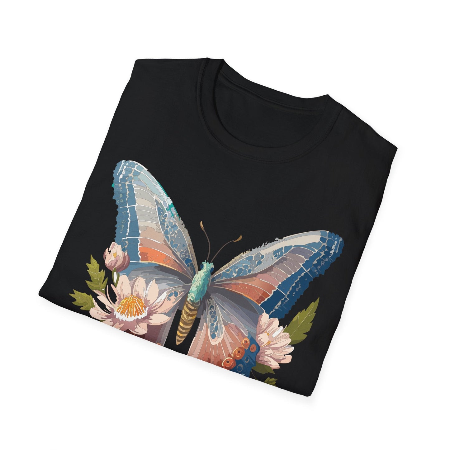 Butterfly Shirt Unisex T Shirt Monarch Design Softstyle 64000 Ring Spun Cotton Tee