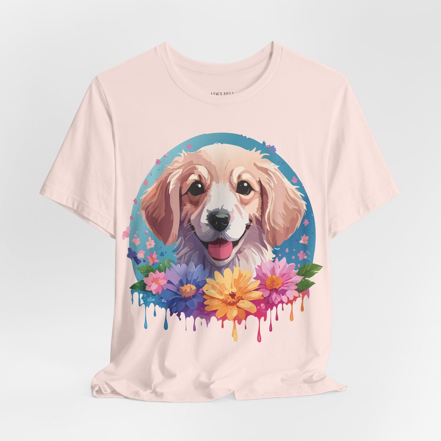 Dog Shirt Unisex Graphic Tee With Original Adelpha Artwork Jersey Short Sleeve Casual Look