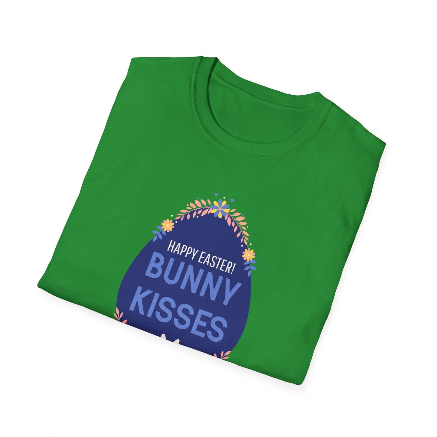 Easter Bunny Kisses T Shirt Unisex Gildan Softstyle Tee With Easter Signature Prints Design