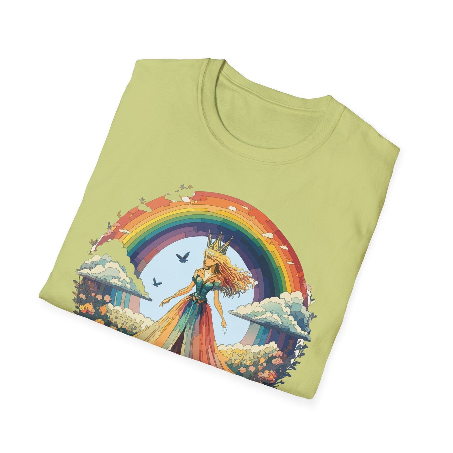 Womens Graphic T Shirt Art Design Tee Softstyle 64000 Unisex Lightweight Cotton Fabric