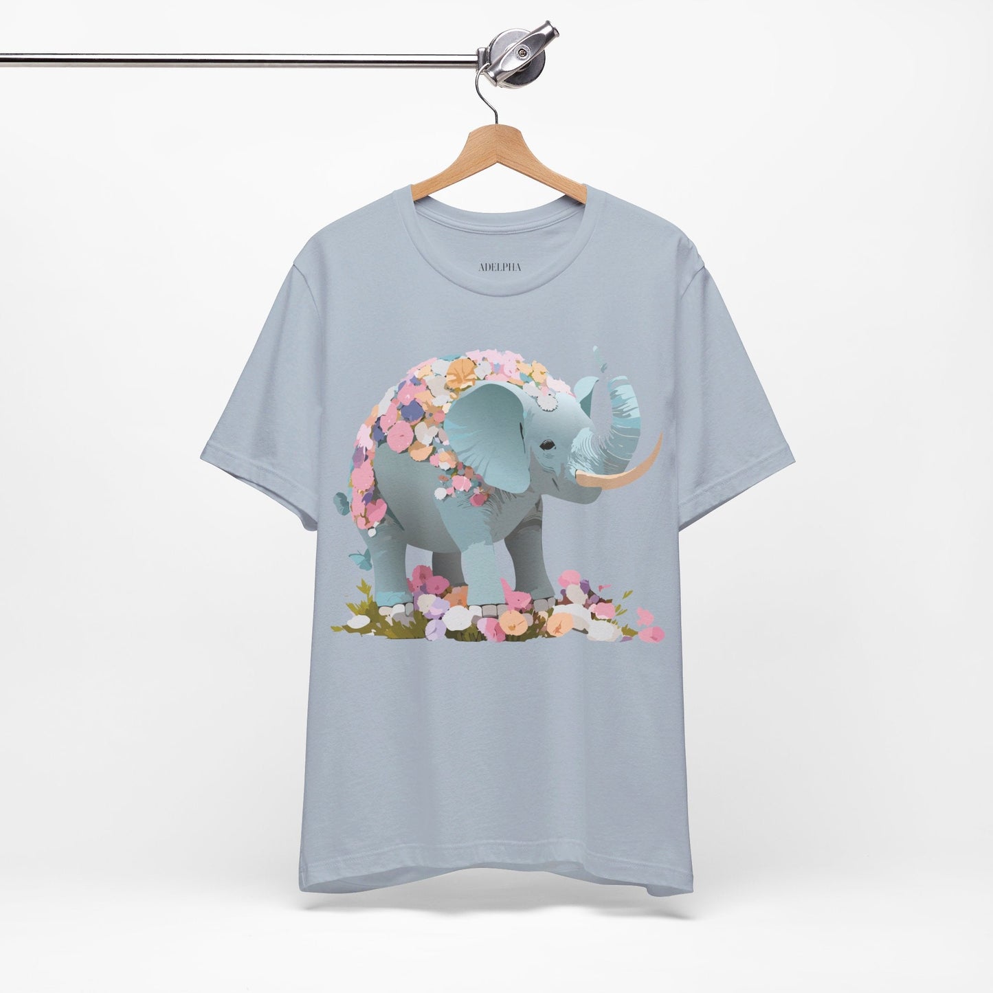 Elephant Graphic T Shirt From Adelpha Unisex Jersey Short Sleeve Vintage Inspired Art Design Tee