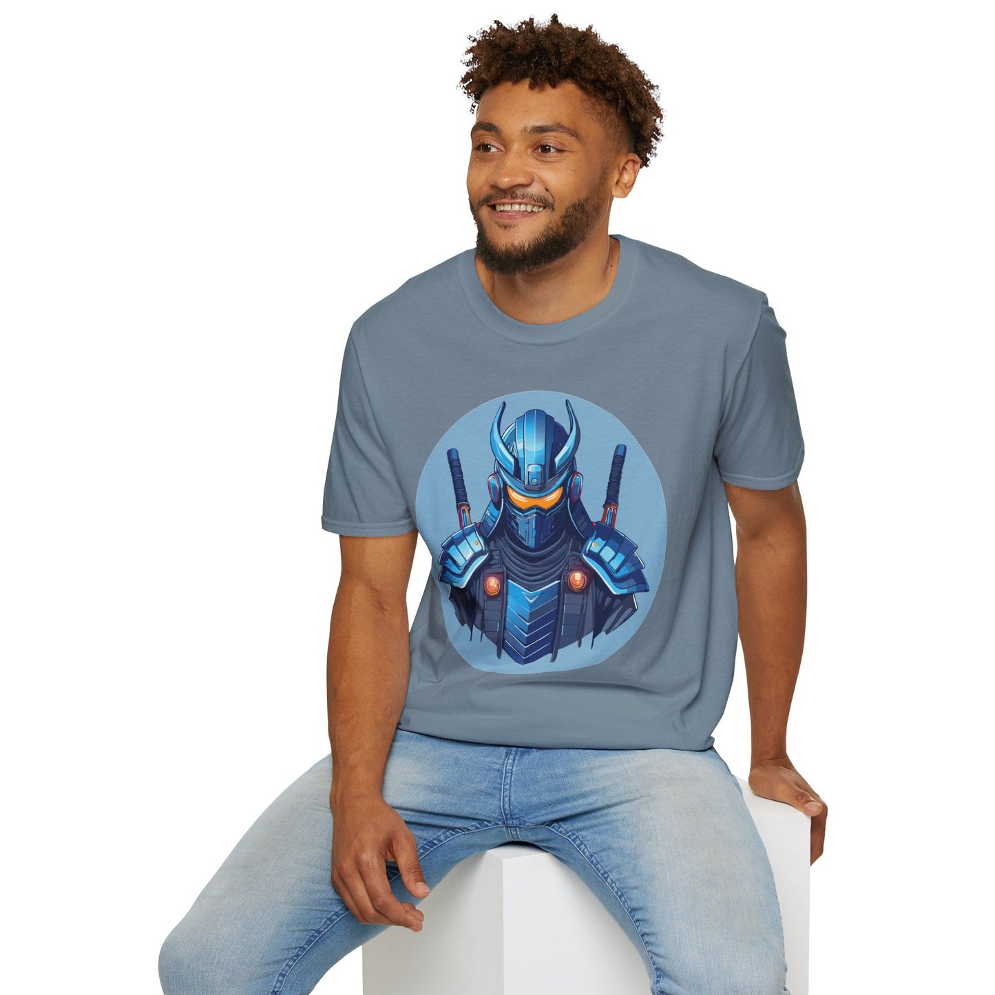 Samurai Shirt Unisex Softstyle T Shirt 100 Percent Ring Spun Cotton Gildan 64000