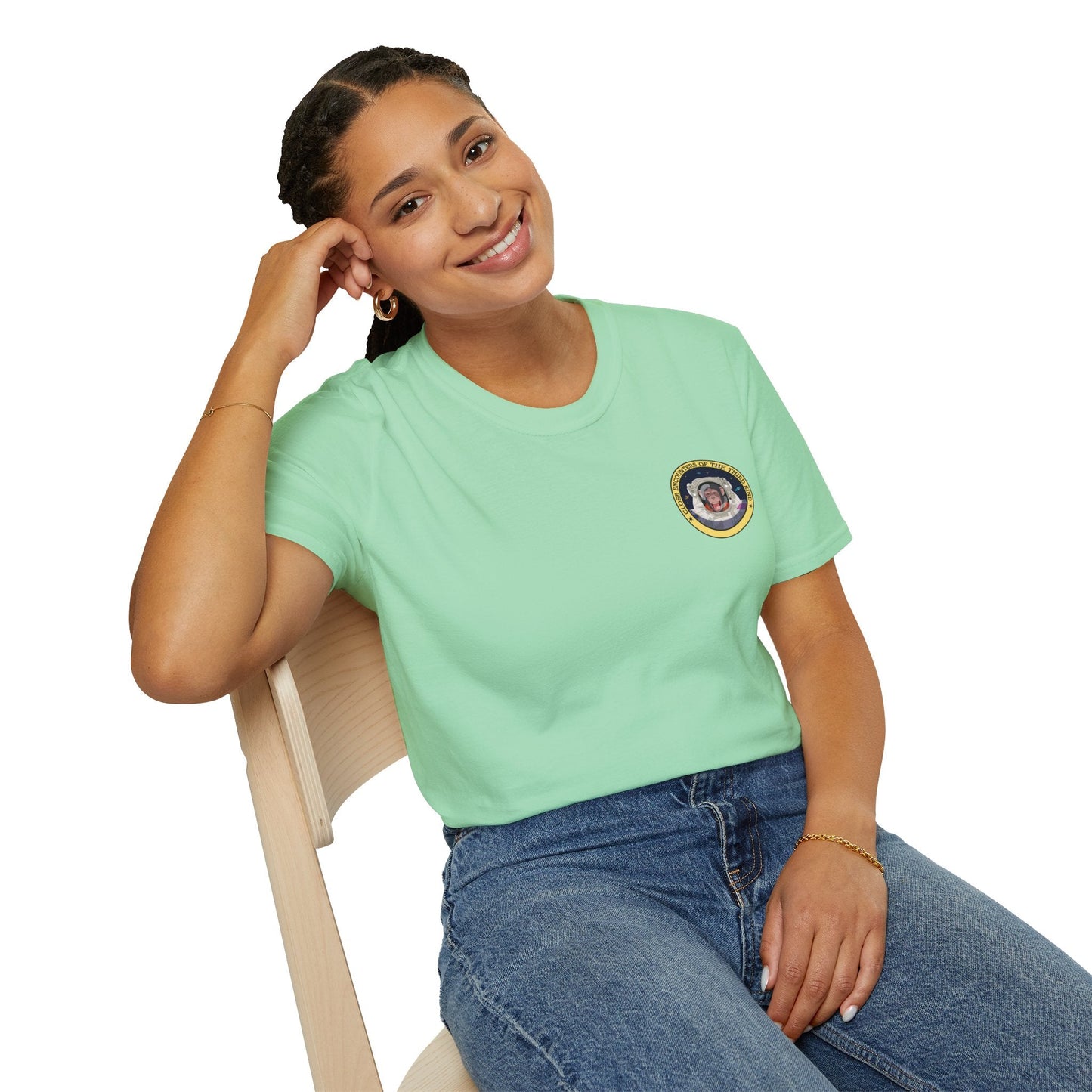 Funny T Shirts UFO Tees Funny Aliens Shirt Small Logo  8