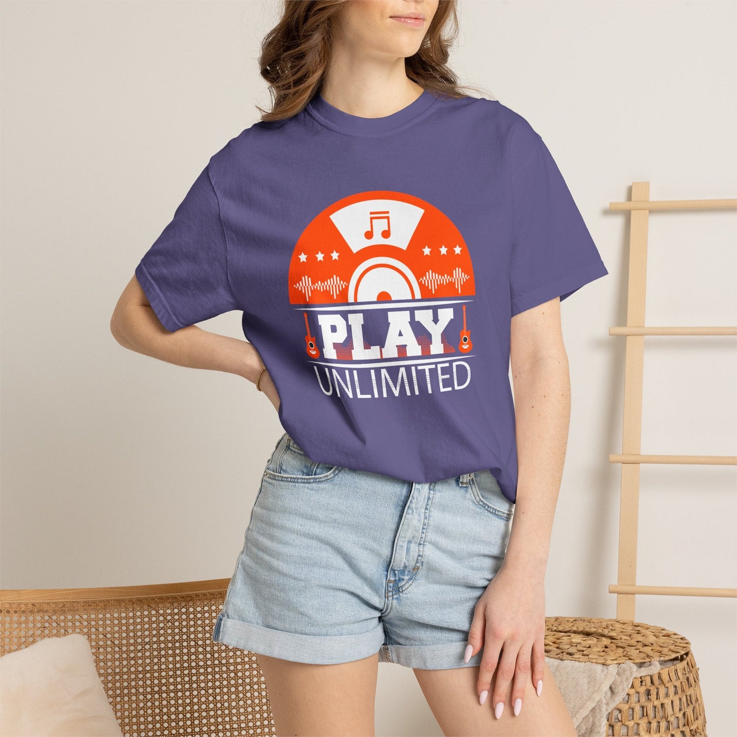 Music Graphic Design Unisex Cotton T-shirt 079
