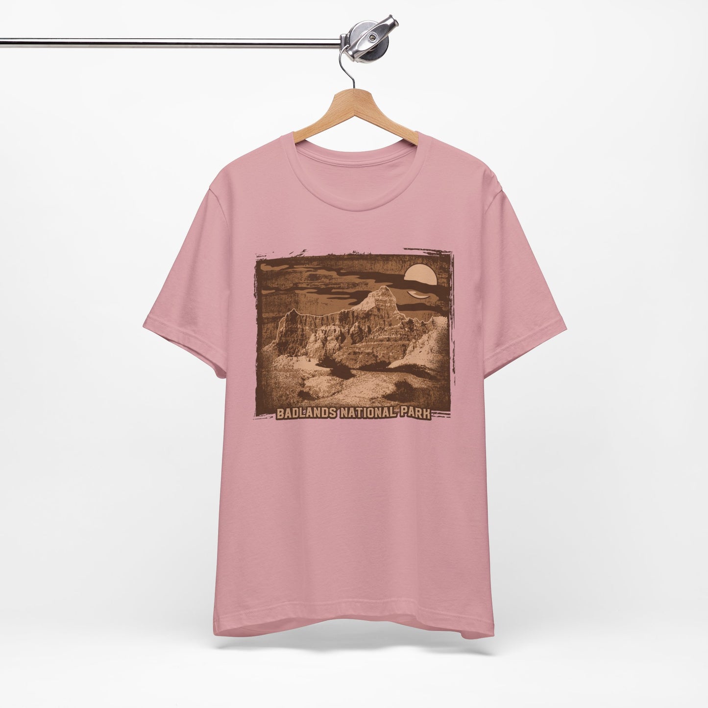 Badlands Retro Poster Graphic Design Tee, Badlands Shirt, Vintage Tees, Art Design T-Shirt, Graphic Tee, Retro Art Shirts
