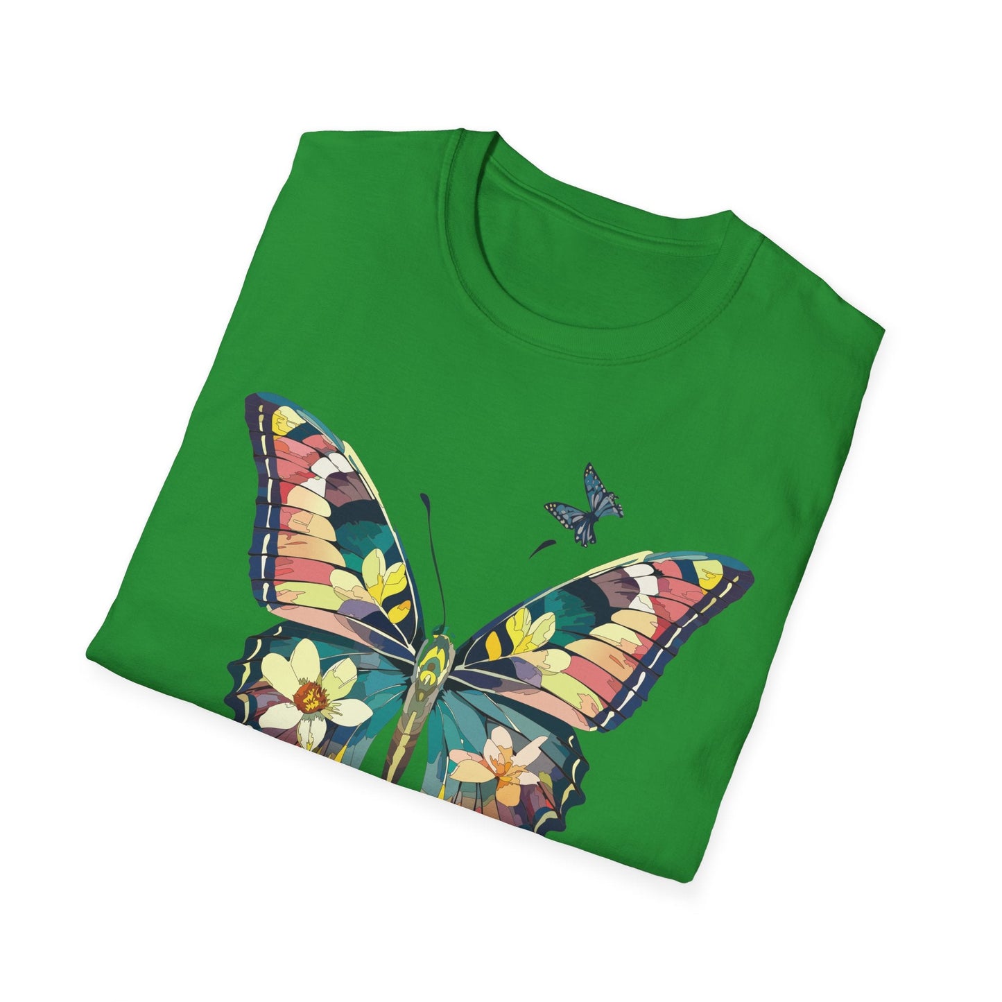 Butterfly T Shirt For Unisex Softstyle 64000 Short Sleeve Monarch Butterfly Tee Design