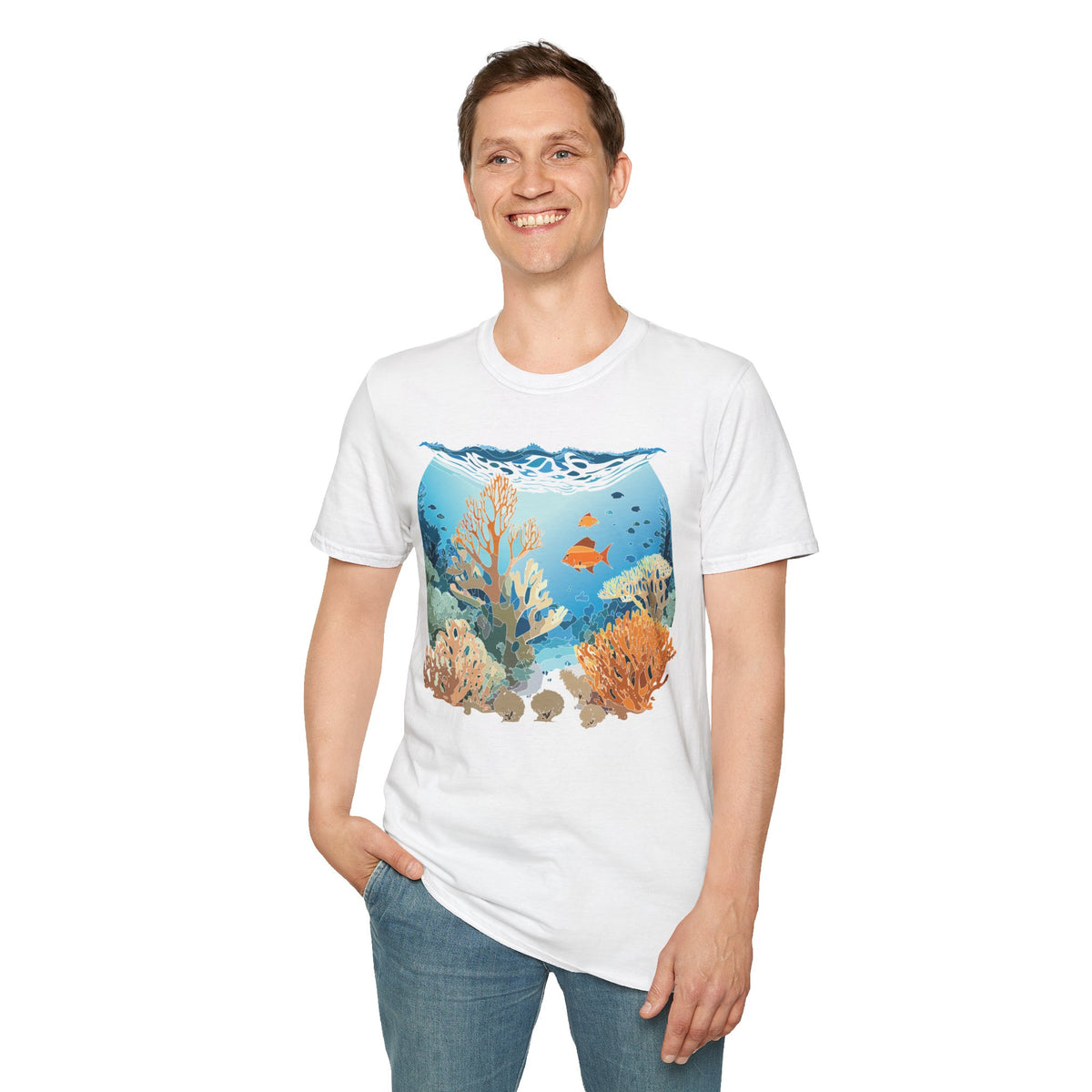 Ocean U boat Graphic Tee Gildan Unisex 100 Cotton Tee Shirt c35