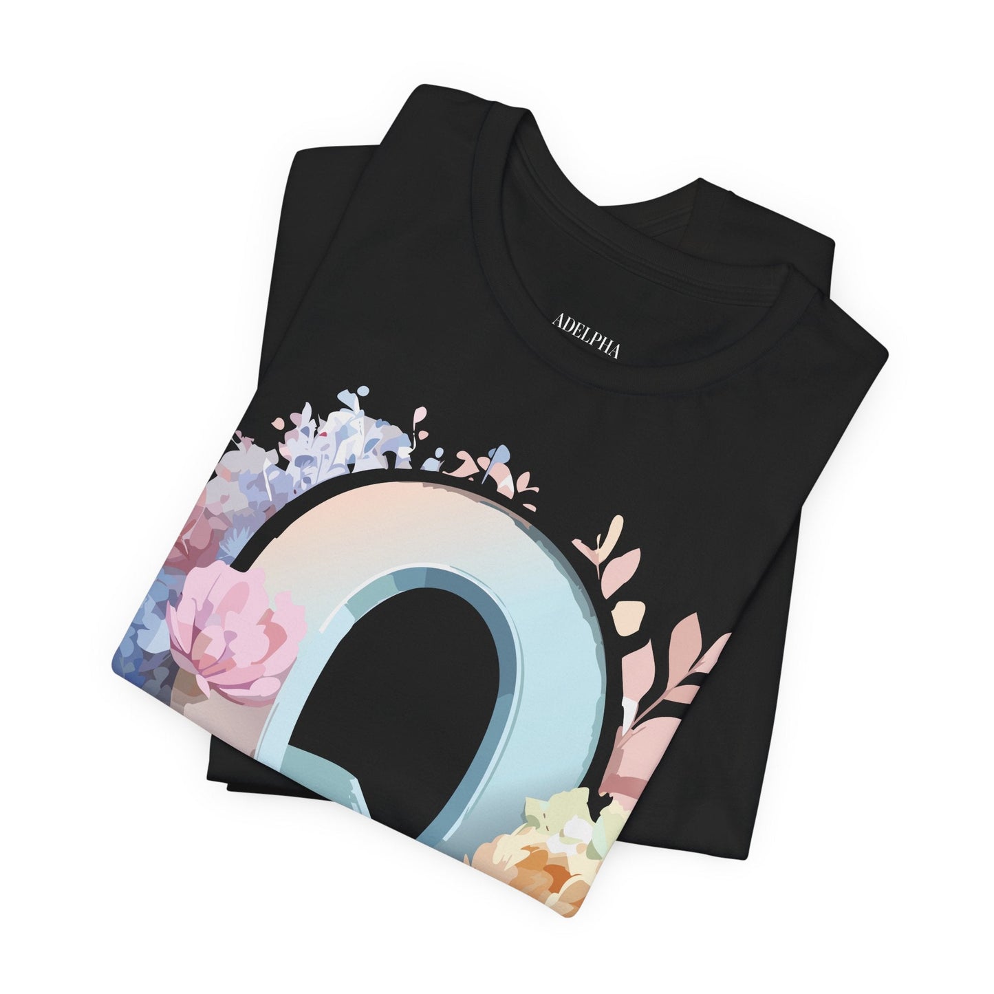 Letter Q Shirt Unisex Graphic Tee With Vintage Inspired Artwork By Adelpha Premium Quality