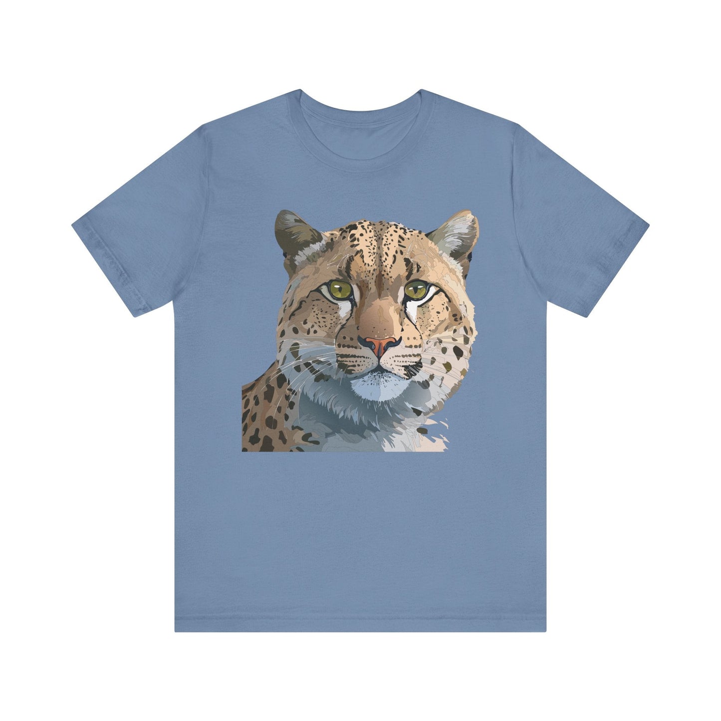 Unisex Animal Shirt With Animals Art Design Tee Short Sleeve Wildlife Print Tee Shirt