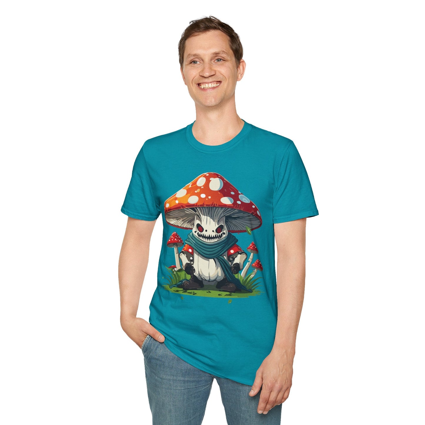 Unisex Mashroom T Shirt Funny Fungus Inspired Design Gildan Softstyle 64000 Tee Shirt