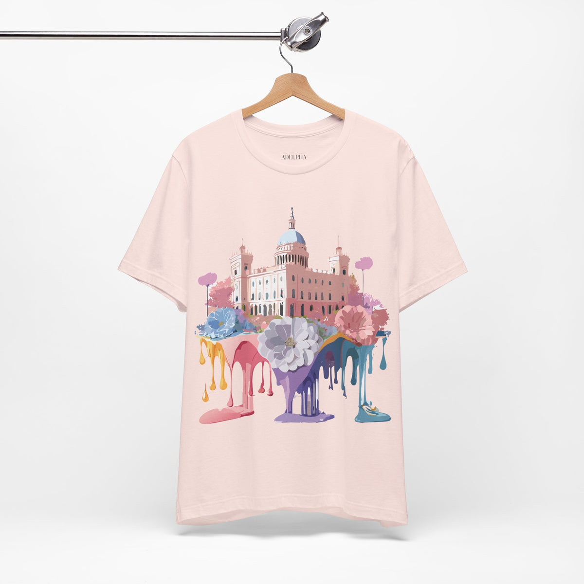 Graphic Unisex Cotton Bella+Canvas Tee Shirt with Madrid