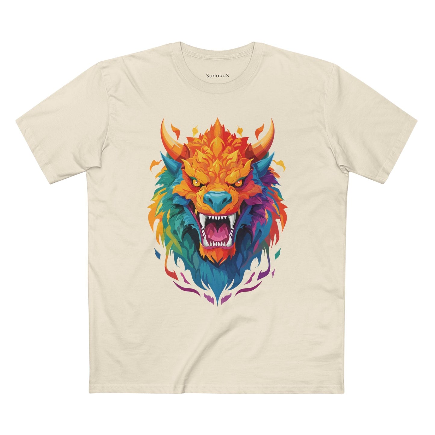 Cartoon Monsters Graphic Unisex 100 Cotton Staple Tee 14
