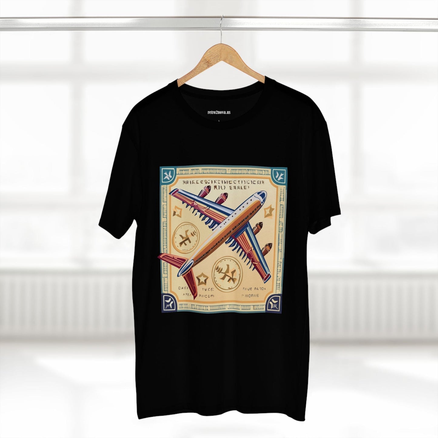 Postage Stamp Shirt Unisex Premium Cotton Tee With Original Art By Retro2Nova Art Collection