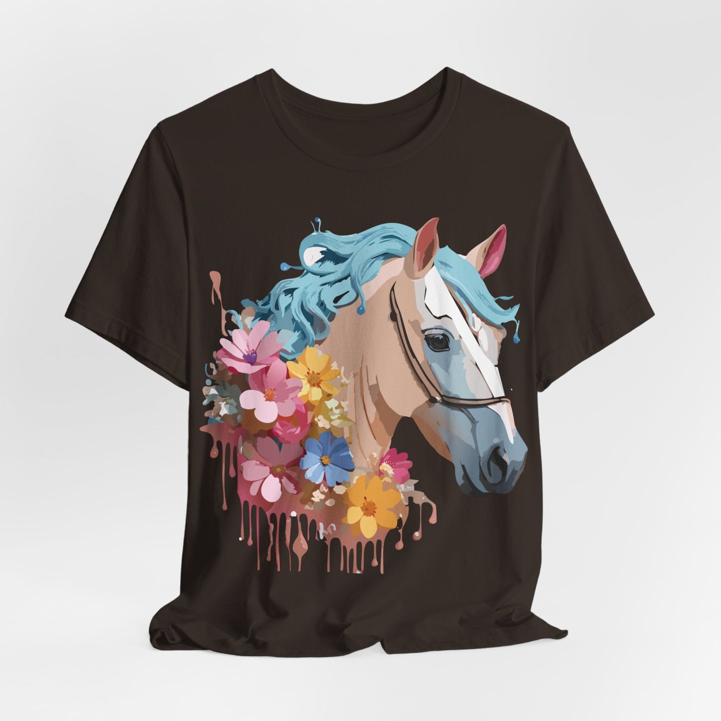 Unisex Horse Graphic Tee From Adelpha Vintage Inspired Art Shirt Short Sleeve Jersey