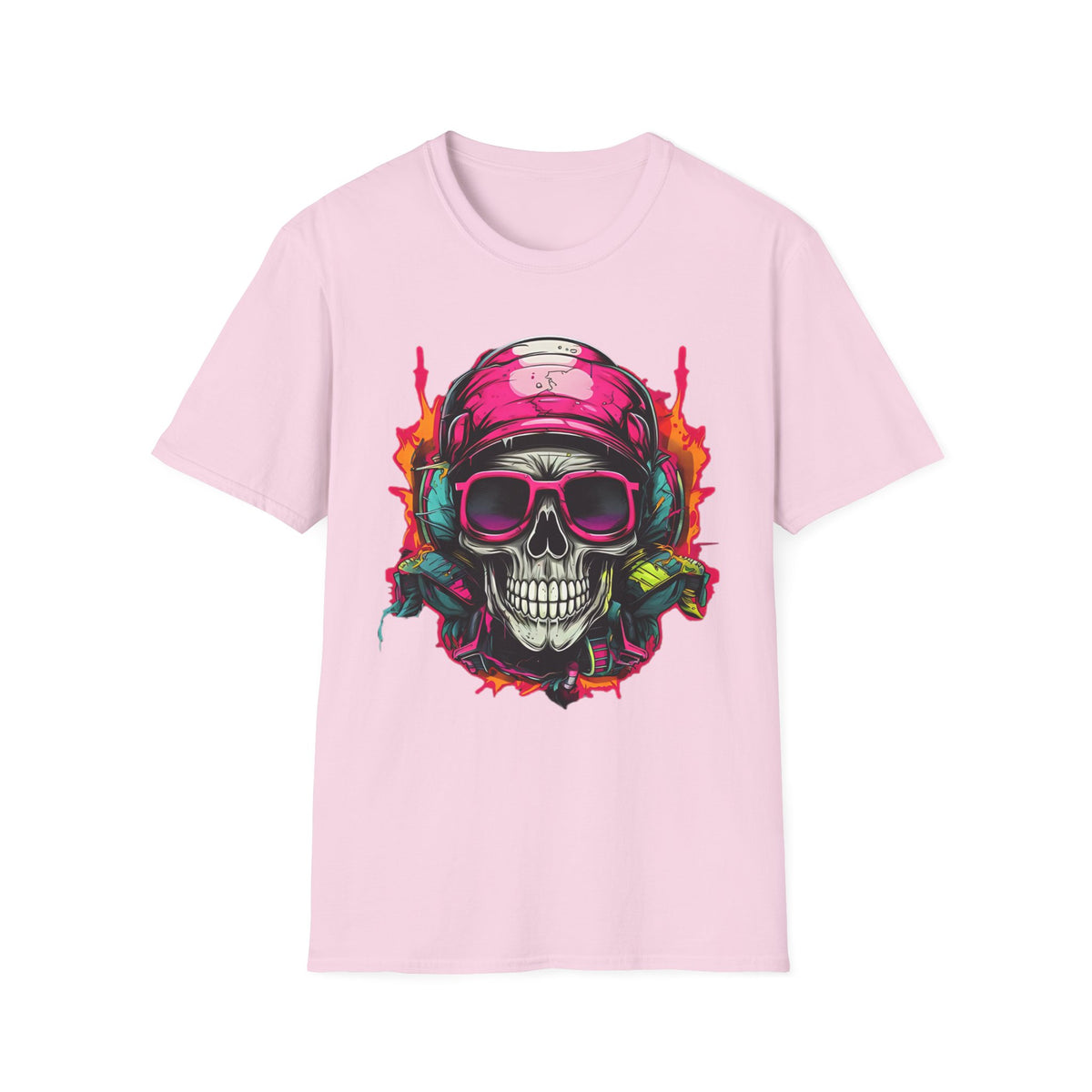 Skull Skeleton Graphic Tee Gildan Unisex 100 Cotton Tee Shirt h43