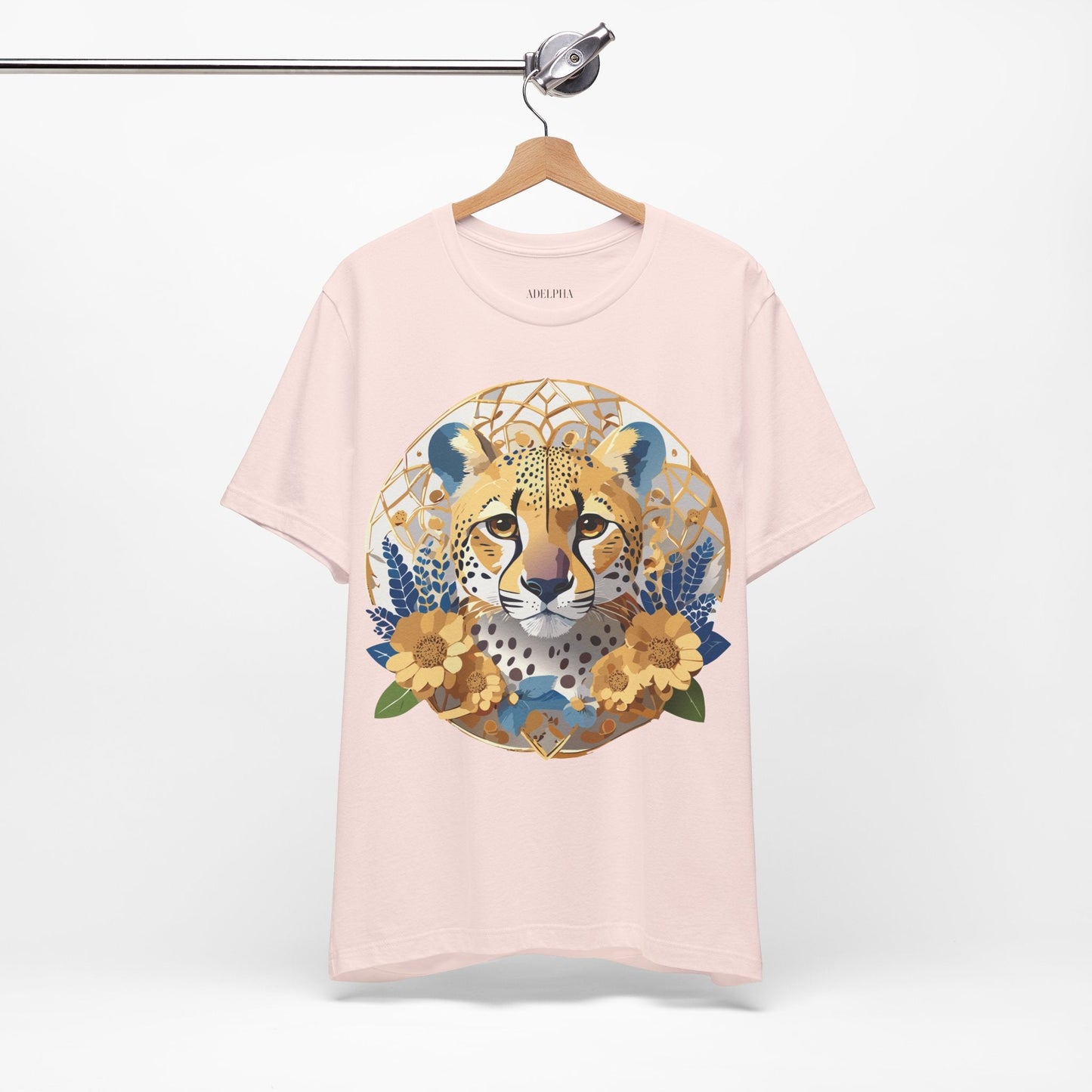 Medallion Graphic Unisex 100 Cotton Vintage Animal Medal Artwork Tee 53