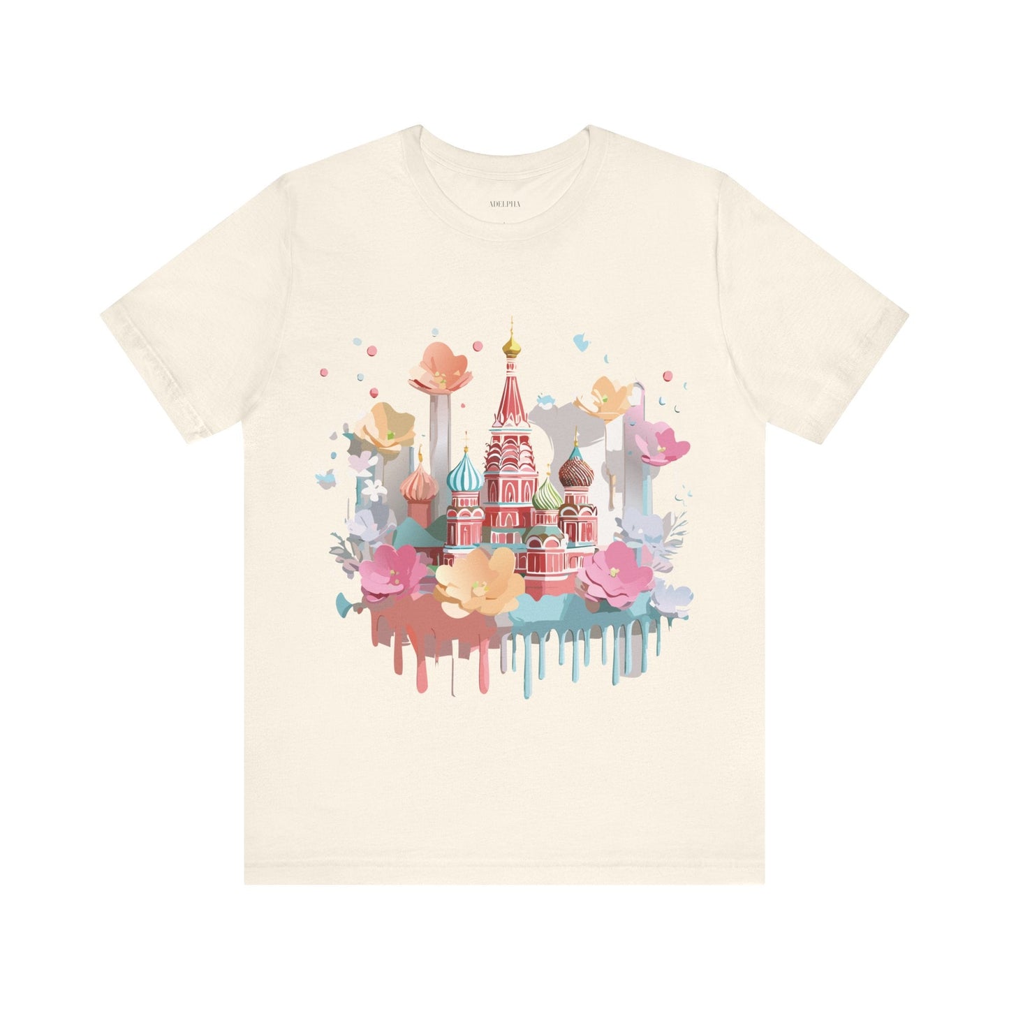 Unisex Graphic Tee From Adelpha Moscow Themed Tourist Shirt Vintage Inspired Art