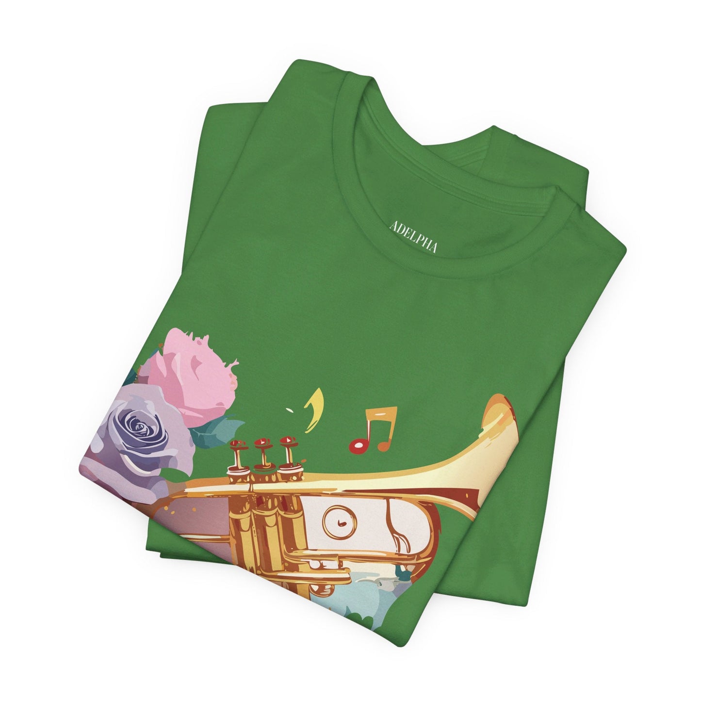 Music Graphic Unisex 100 Cotton Vintage Art with Musical Elements Tee 130