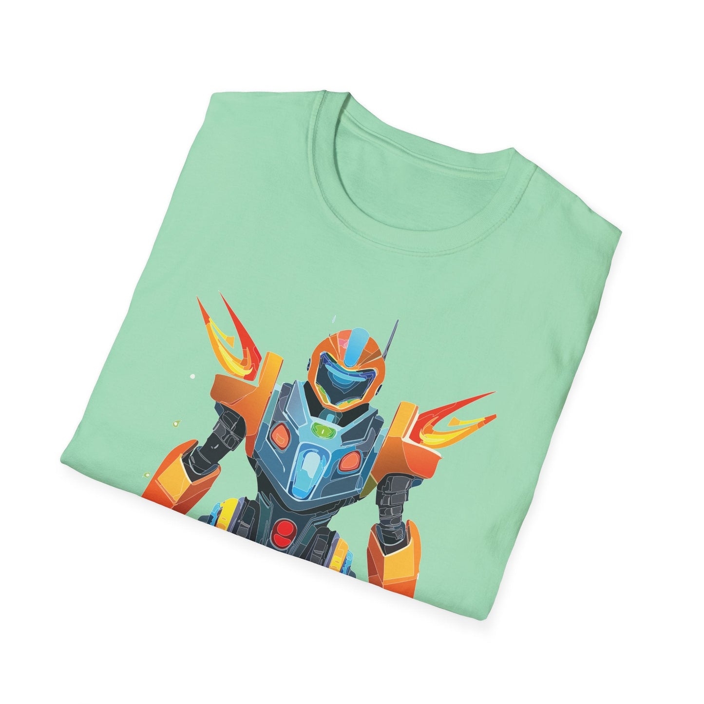 Cyborg Tee Unisex Robot Shirt Terminator Graphic Short Sleeve Tee Gildan Softstyle 64000 Cotton