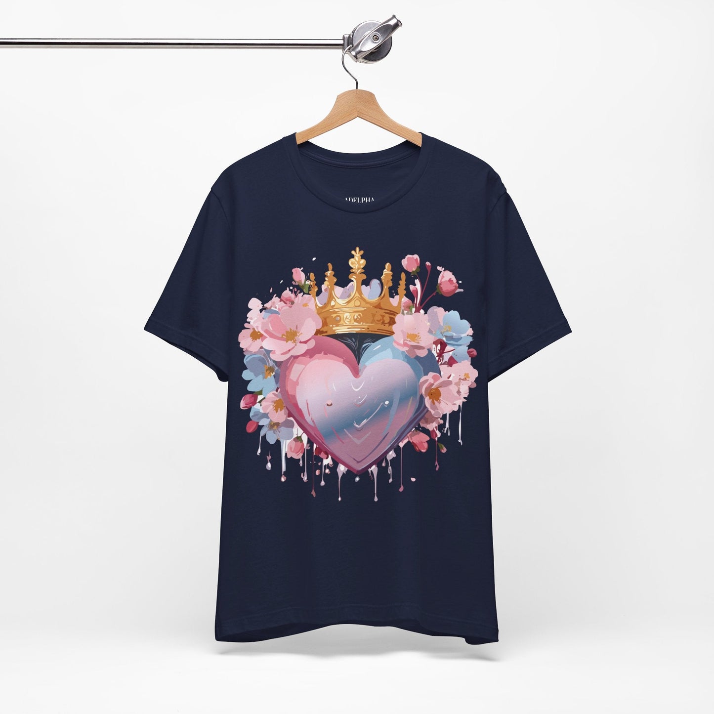 Valentine Graphic Tee Unisex Vintage Inspired Art From Adelpha Premium Jersey Short Sleeve Shirt