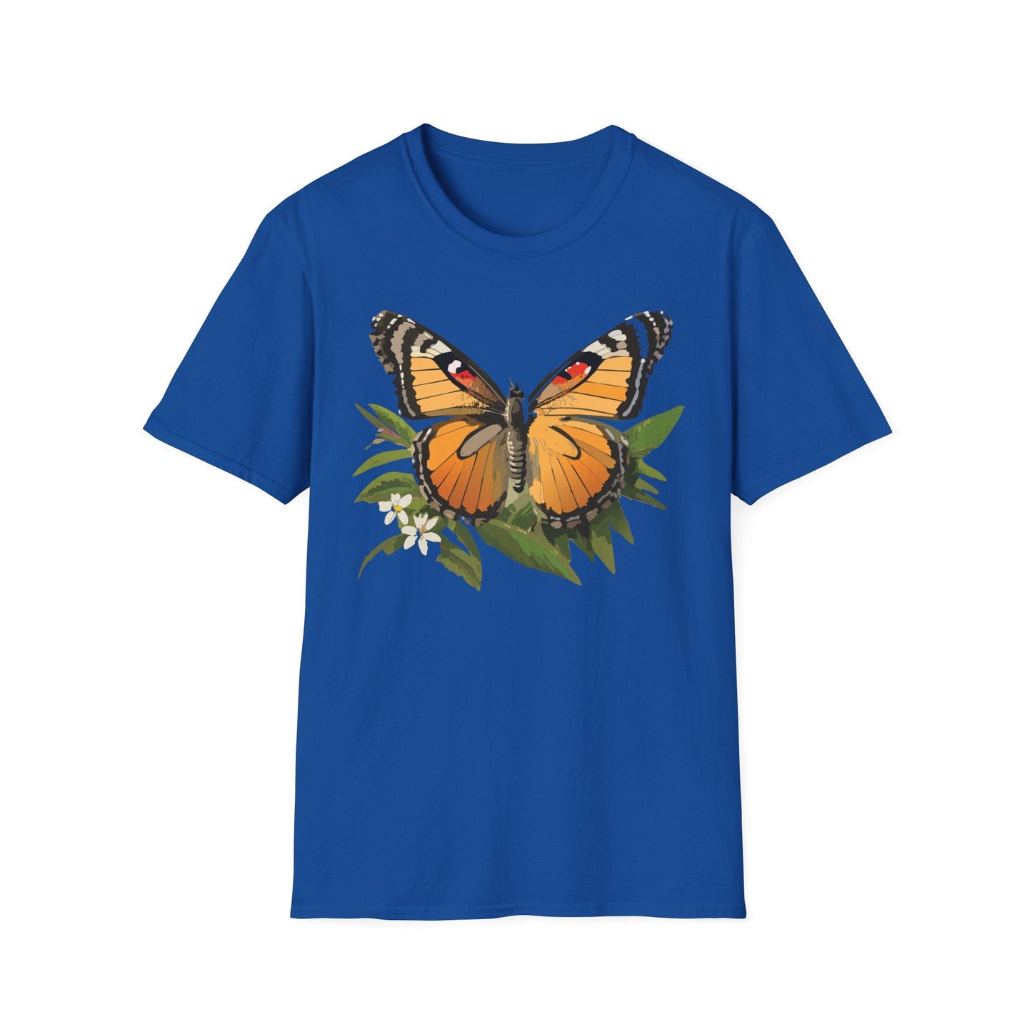 Monarch Butterfly Shirt Unisex Softstyle Tee 100 Percent Ring Spun Cotton Gildan 64000