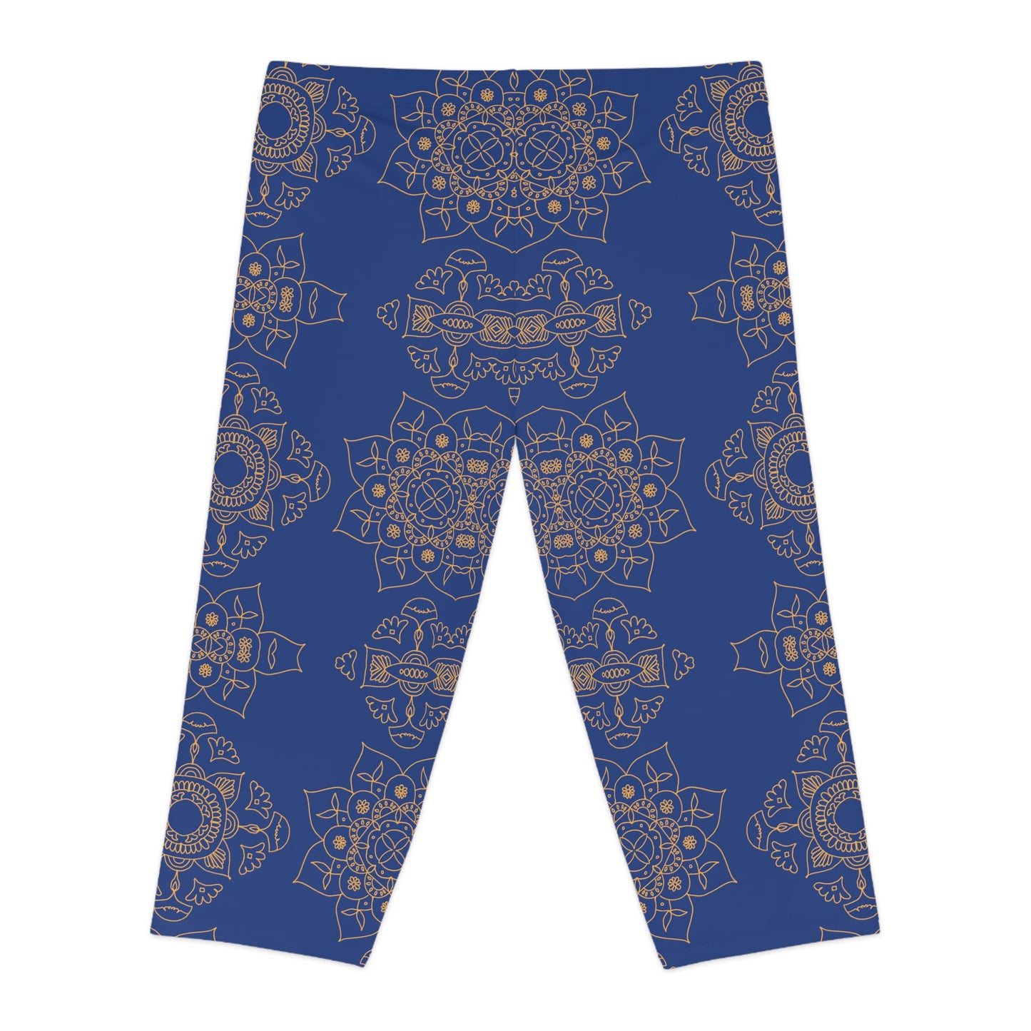 Capri leggings with traditional print