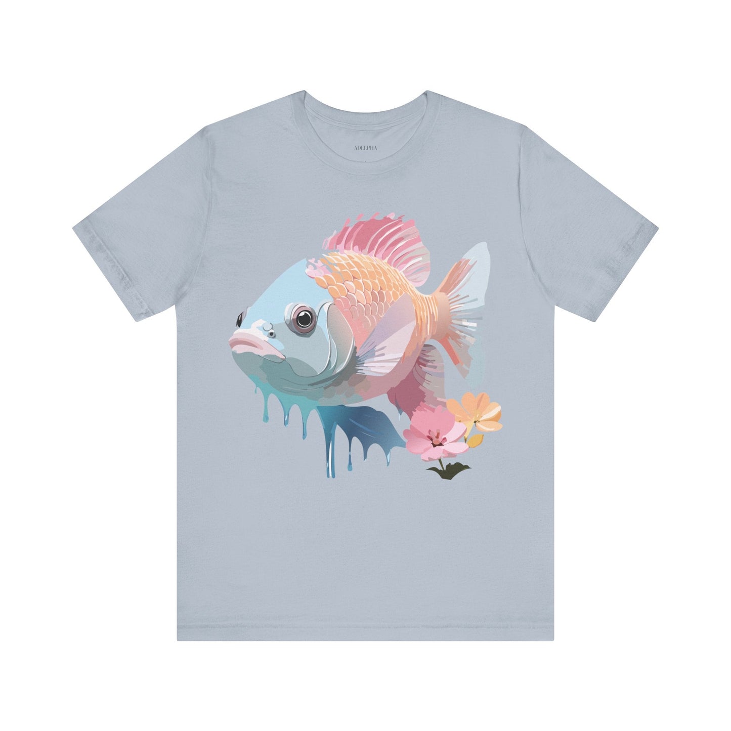 Fish Graphic Unisex 100 Cotton Vintage Artwork Tee 1