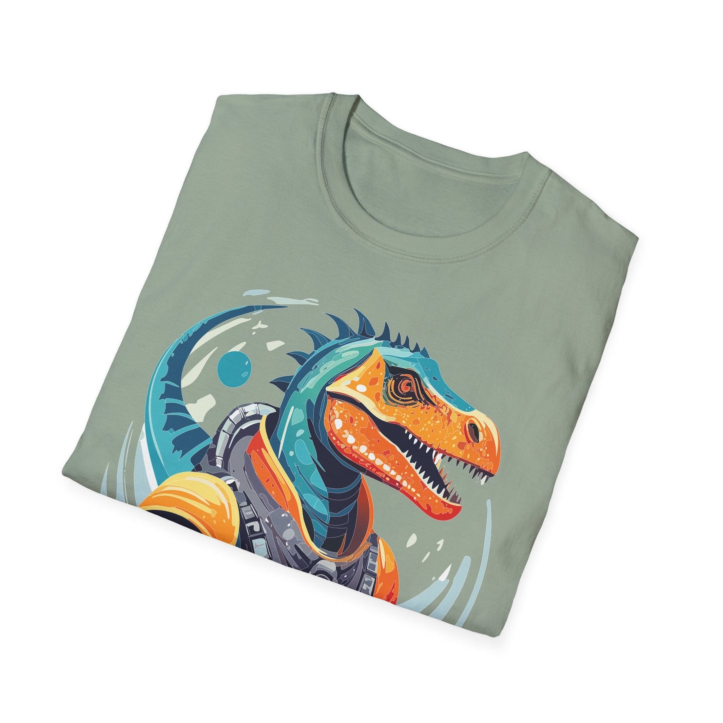 Alien Graphic Unisex Cotton Softstyle UFO Artwork Tee 10