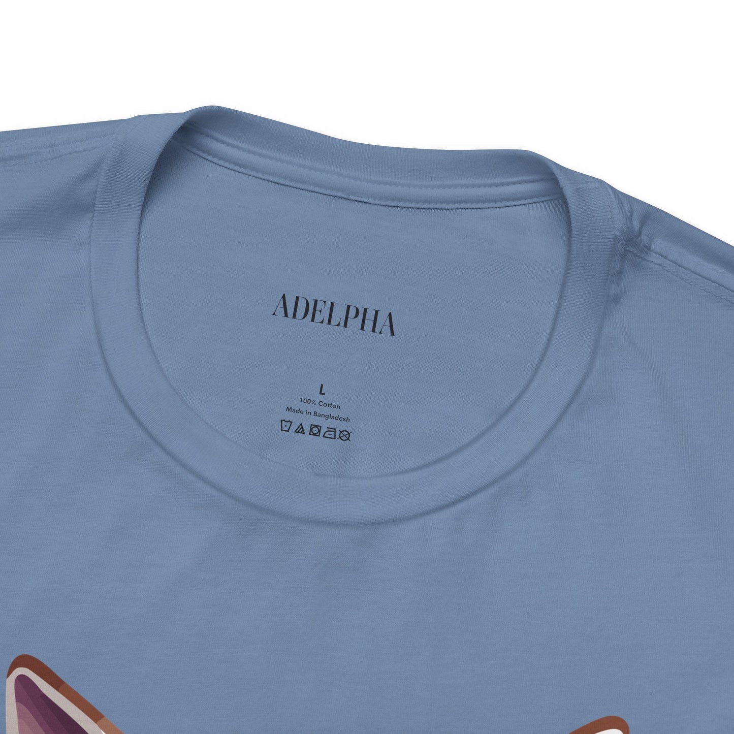 Adelpha Unisex Vintage Inspired Graphic Tee With Original Art Design Short Sleeve