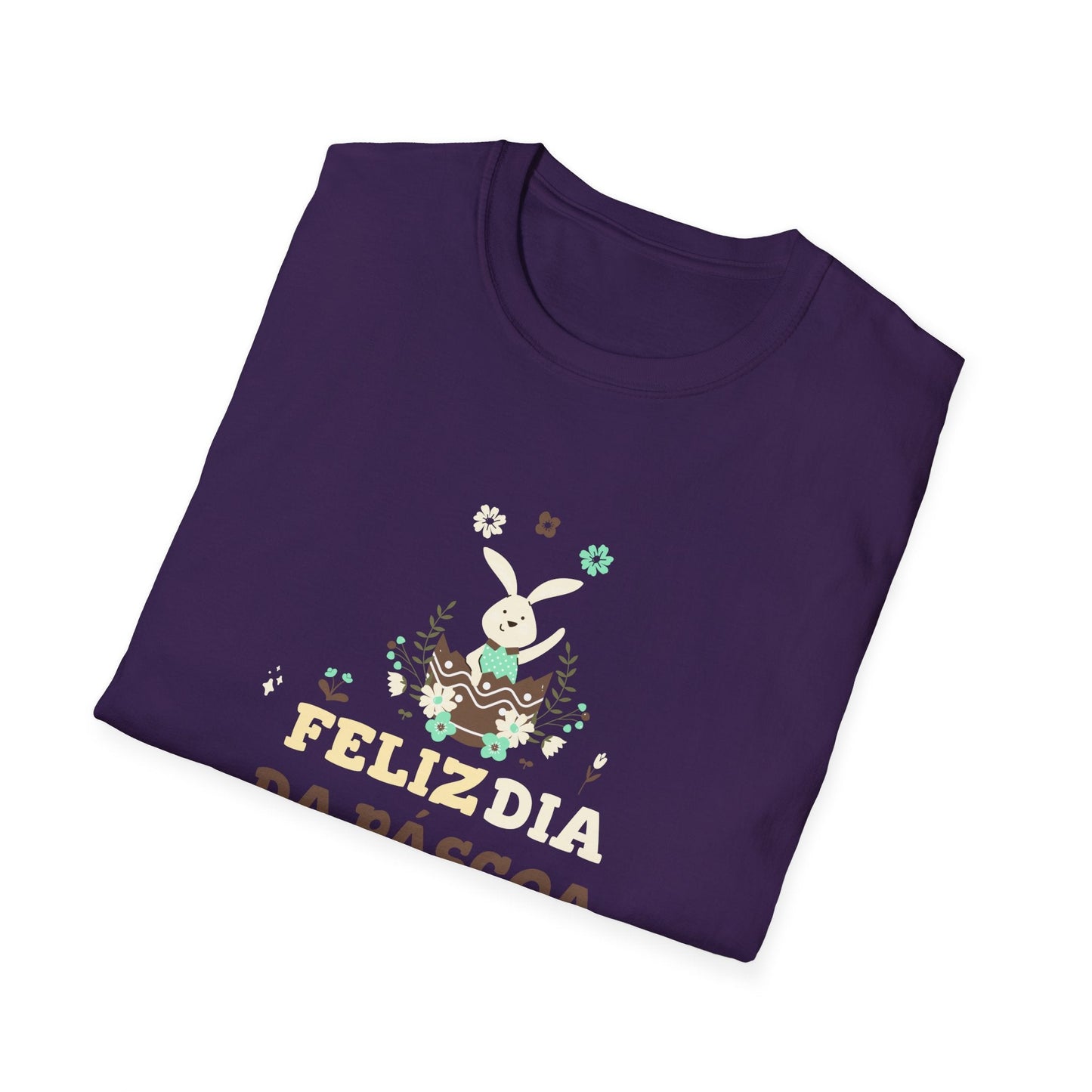 Easter Day T Shirt Unisex Softstyle Tee With Easter Design Print Gildan 64000 Comfort Fit