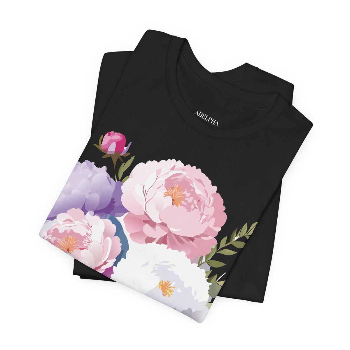 Floral Graphic Tee Shirt - Bella+Canvas Unisex 100 Cotton 36