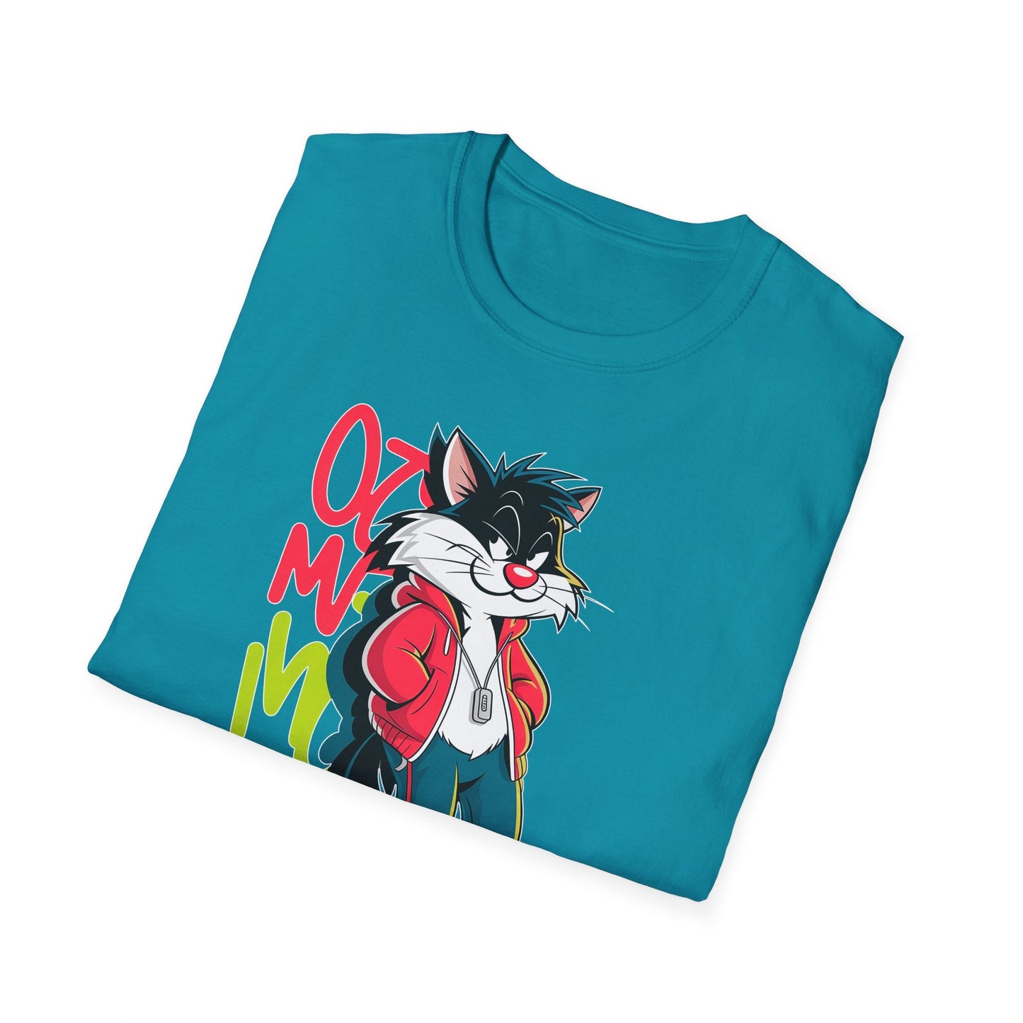 Cartoon T Shirt With Animals And Animation Tee For Unisex Softstyle Gildan 64000