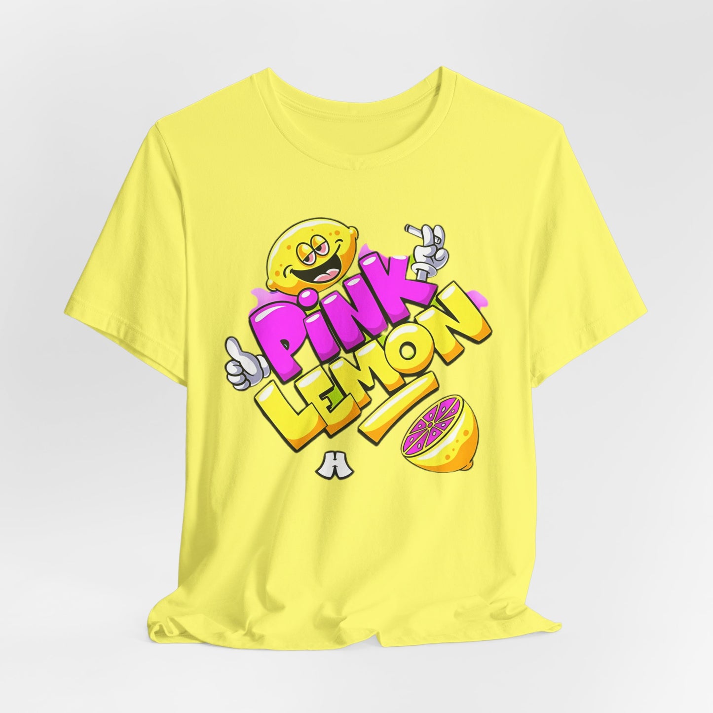 Lemon Graphic Tee, Graphic T-Shirt, Funny Lemon Shirt, Cute Cartoon Tees, Art T-Shirt, Art Design Tees