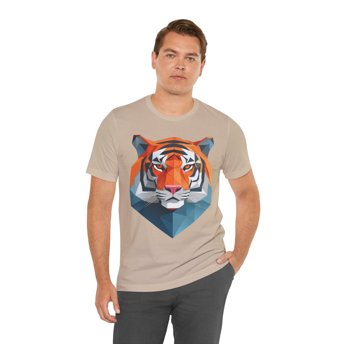 Unisex Animal Artwork Tee Shirt With Wild Animals Design For Everyday Wear And Comfort