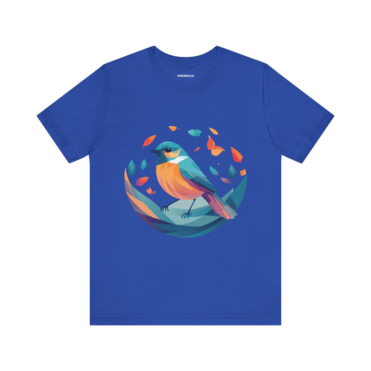 Bird Graphic Unisex Cotton Bella+Canvas Tee with Animal Design ab6