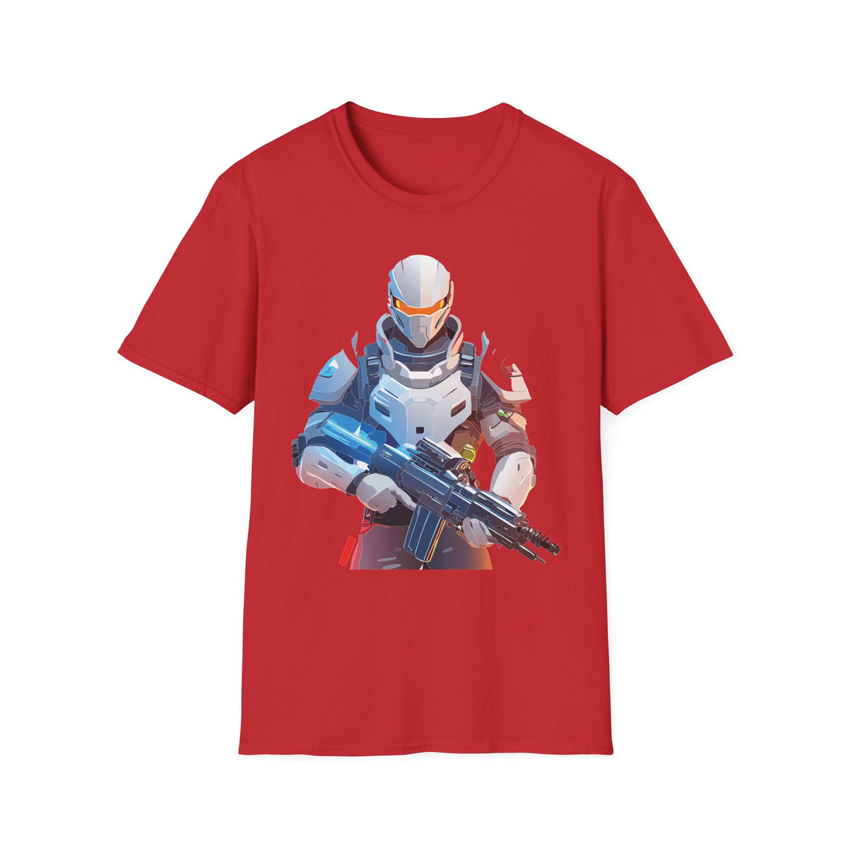 Cartoon Warrior Graphic Tee Gildan Unisex 100 Cotton Tee Shirt c45