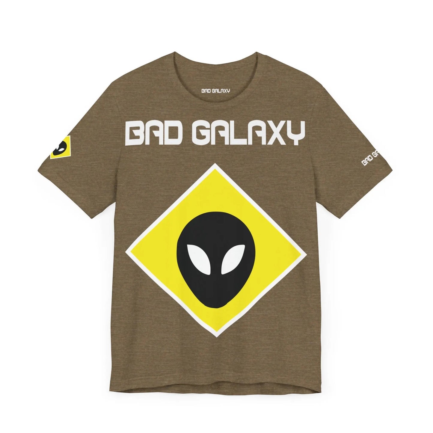 Tee Shirt With Alien From Bad Galaxy Lightweight 100 Percent Cotton Eco Friendly Inks Free Shipping