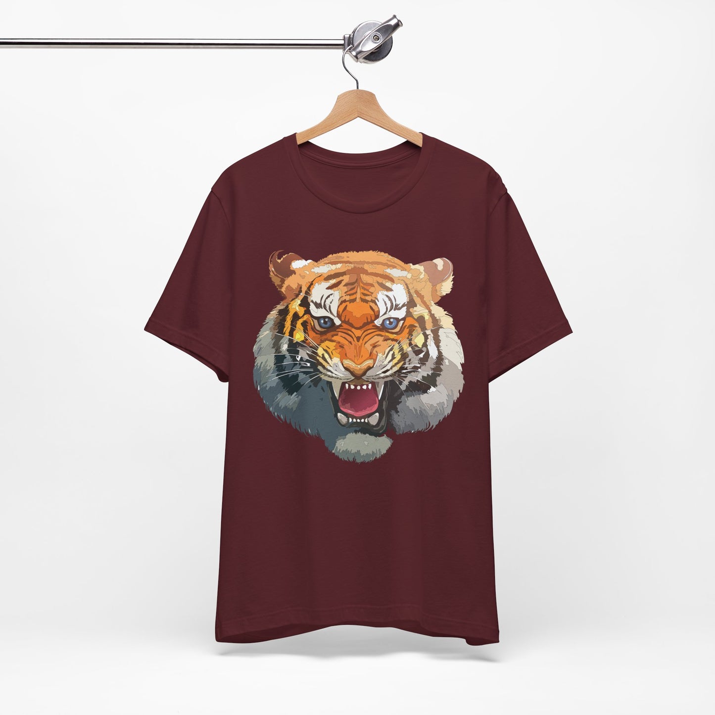 Tiger Shirt, Animal Shirt, T-Shirt with Tiger, Art Design Tee, Animal Tees, Safari T-Shirt, Graphic Design Tee 14