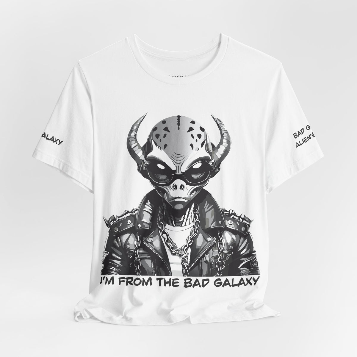 Alien Graphic Unisex Cotton Bella+Canvas Tee with Art Design b67