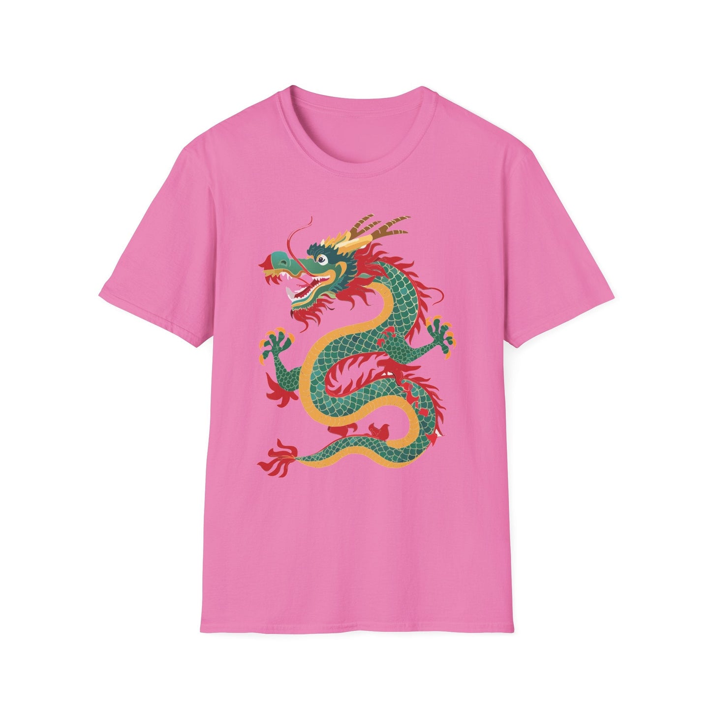 Dragon T Shirt Unisex Dragon Shirt With Animal Art Design Gildan Softstyle Tee 100 Cotton
