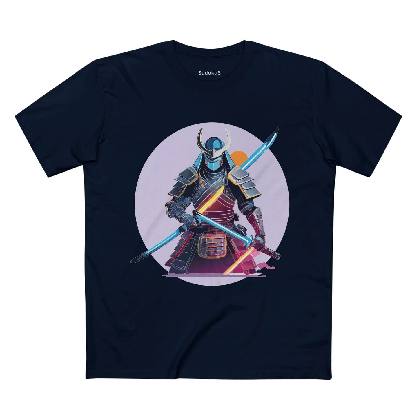Samurai Graphic Unisex 100 Cotton Staple Tee 2
