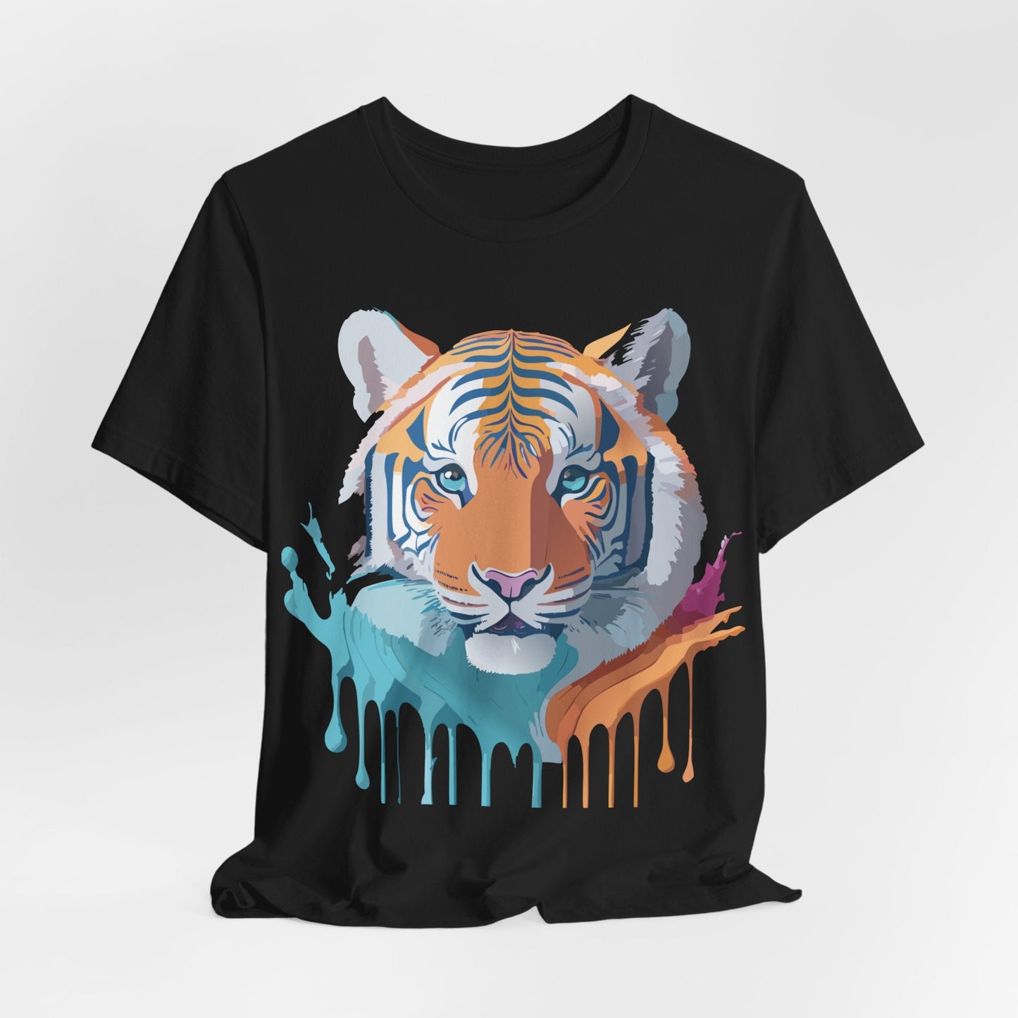 Tiger Graphic Tee Unisex Jersey Short Sleeve Vintage Inspired Artwork Adelpha Art Design