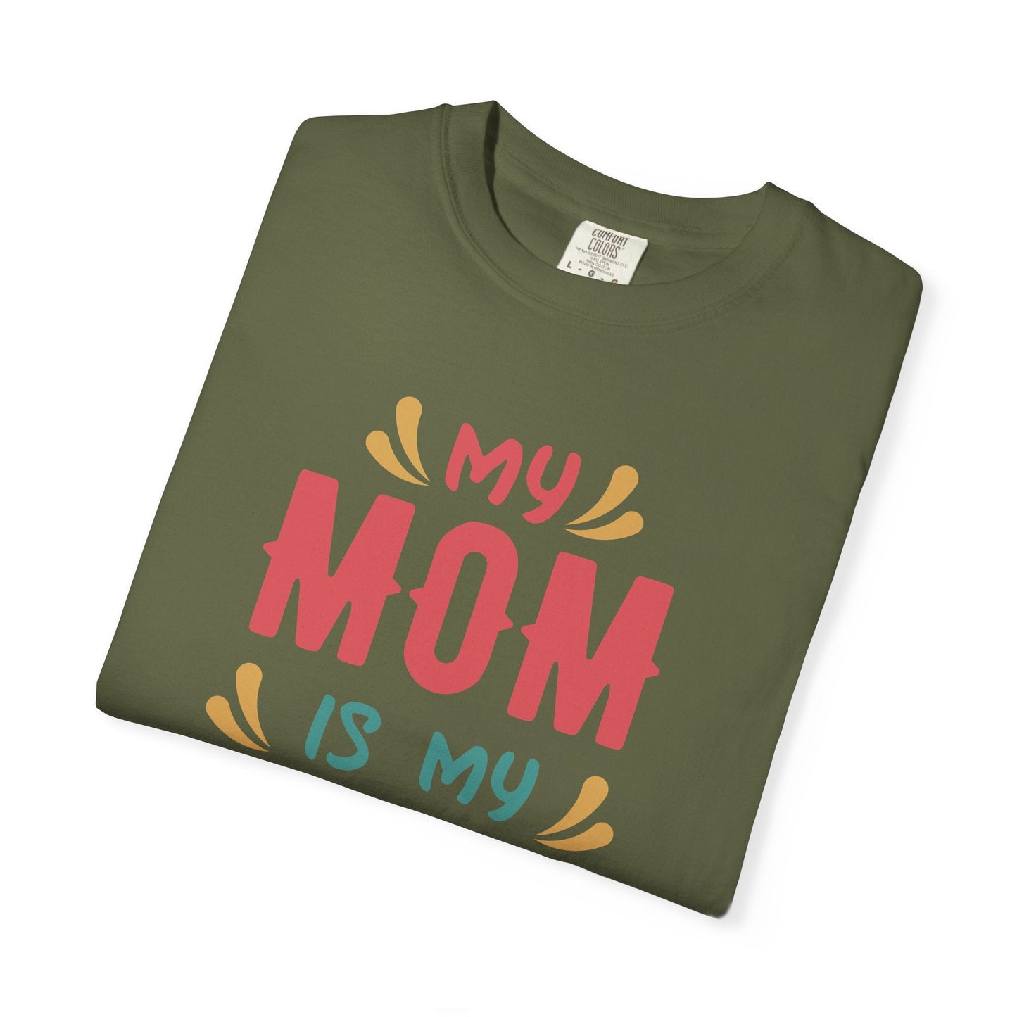 Mom T-shirt Mother's Day Mama Tee Unisex Comfort Colors Garment-Dyed Cotton h11