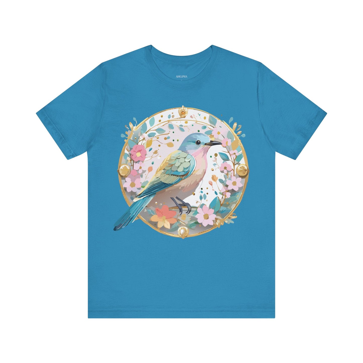 Medallion Graphic Unisex 100 Cotton Vintage Animal Medal Artwork Tee 77