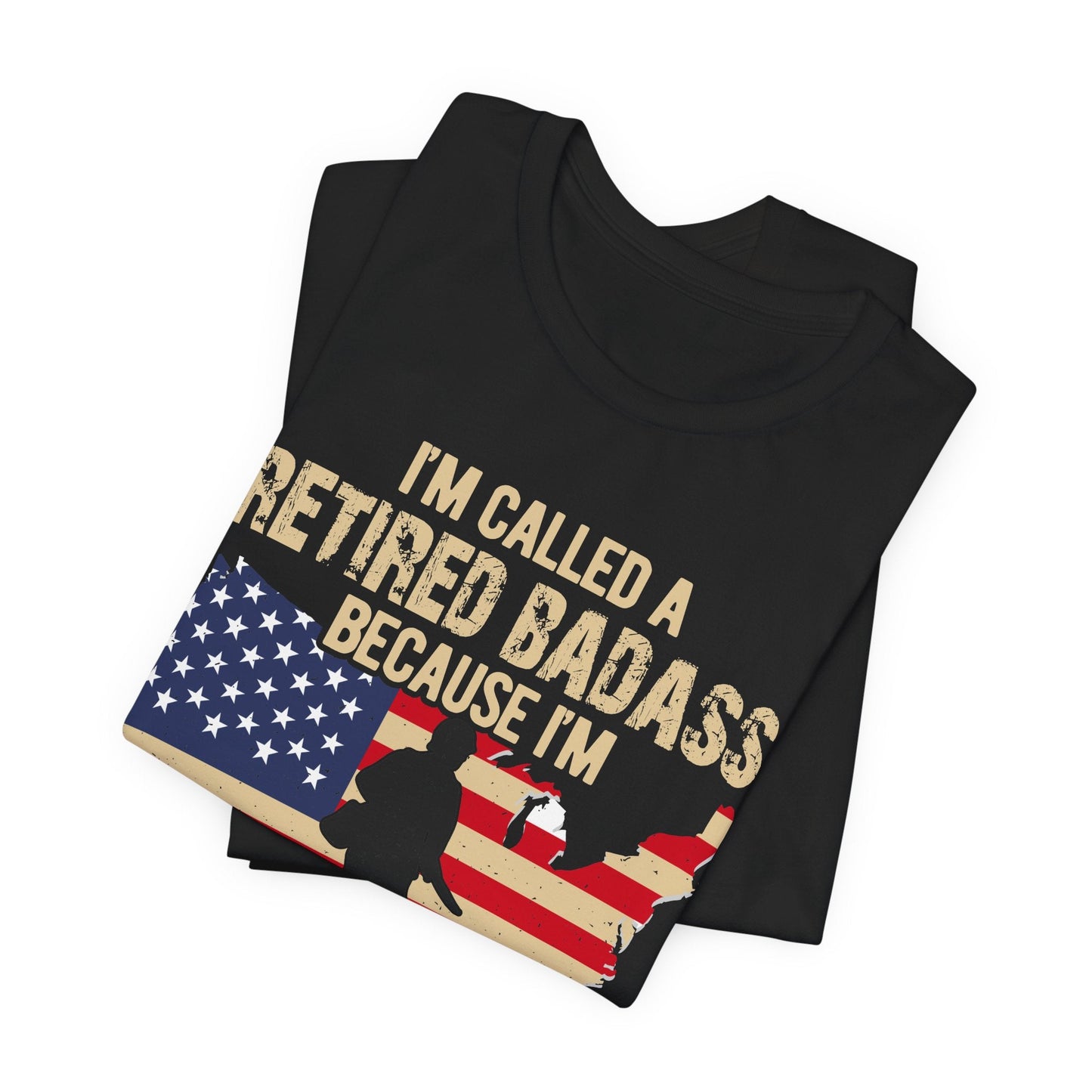 Army Veteran Patriotic Graphic Design Unisex Cotton T-Shirt v22