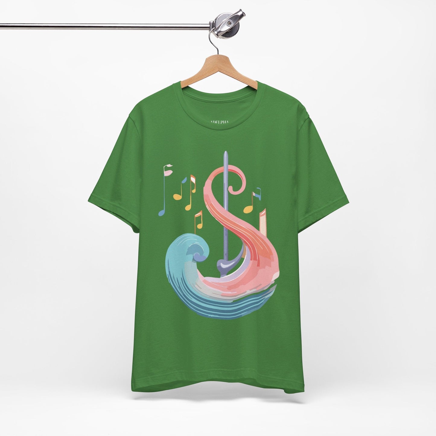 Music T Shirt Graphic Tee Unisex Short Sleeve Adelpha Vintage Inspired Artwork Art Design